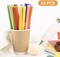 Color Hot Glue Sticks Full Size, 8" Long x 0.43" Dia Hot Melt Glue Sticks Bulk, Colored Adhesive Glue Sticks Standard for Crafting DIY Art School Gluing Project Repair Sealing, 24 PCS